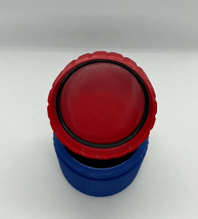 Storage tub knurled small
