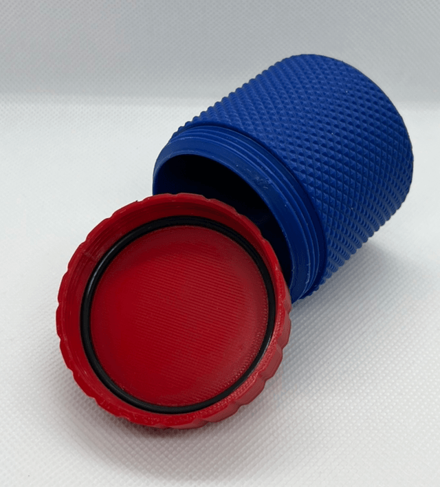 Storage tub knurled small
