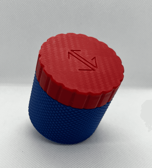 Storage tub knurled small